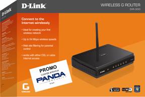 D-Link router Panda Andivirus